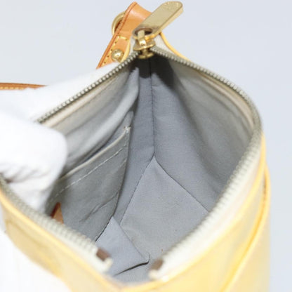Louis Vuitton Minna Street Handbag Monogram Vernis, YELLOW, PATENT_LEATHER, Shoulder bag