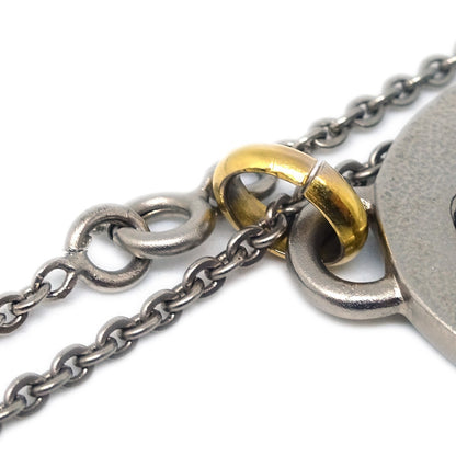 Chanel Medallion Pendant Necklace Metal, SILVER, SILVER_PLATED, Necklace