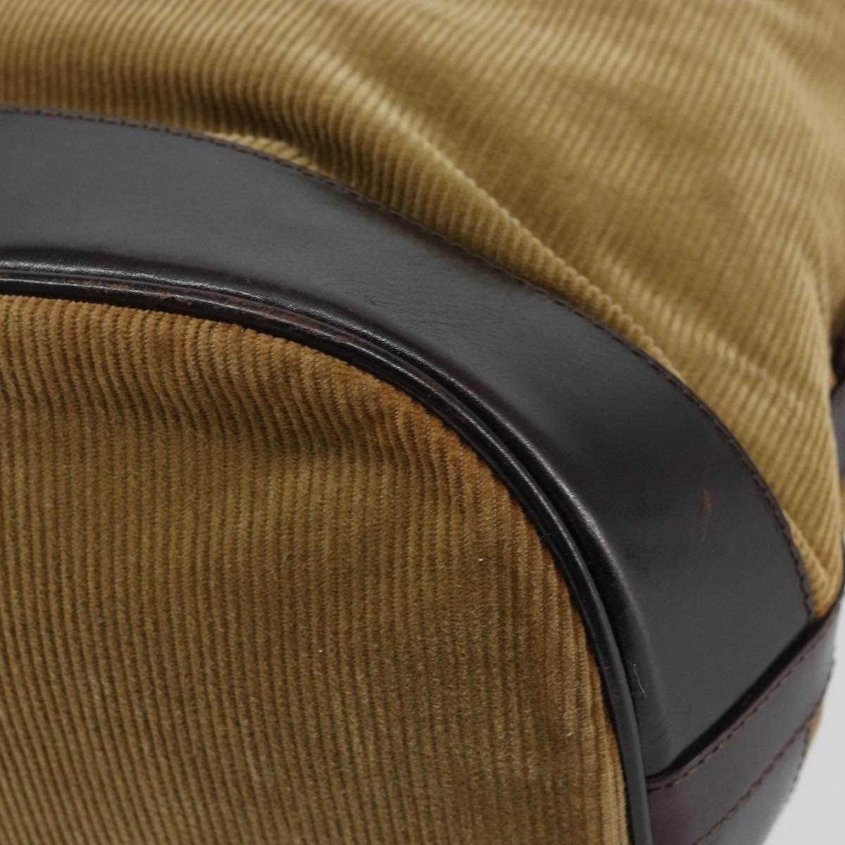 Fendi Vintage Top Handle Bag Velvet, BEIGE, VELVET, Handbag