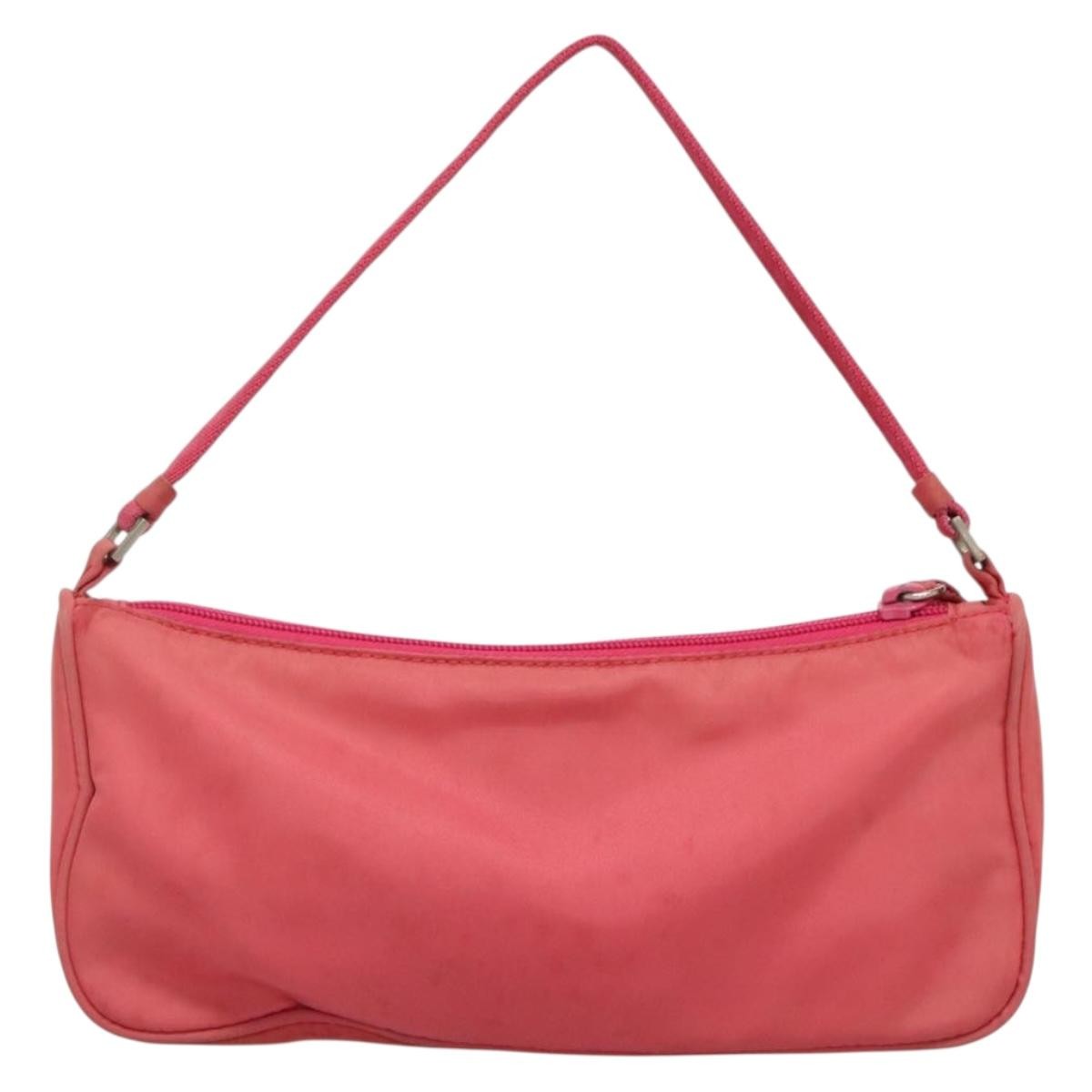 Prada Pochette Shoulder Bag Tessuto, PINK, NYLON, Clutche & pouche