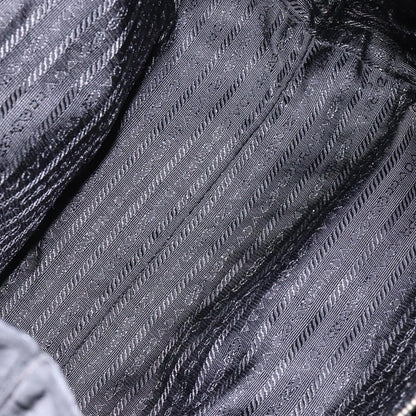 Prada Bow Tote Tessuto, SILVER, NYLON, Handbag