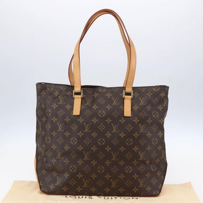 Louis Vuitton Cabas Mezzo Monogram Canvas, BROWN, CANVAS, Tote bag