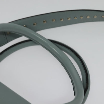 Valentino Garavani Demilune Flap Satchel Leather, BLUE, LEATHER, Handbag