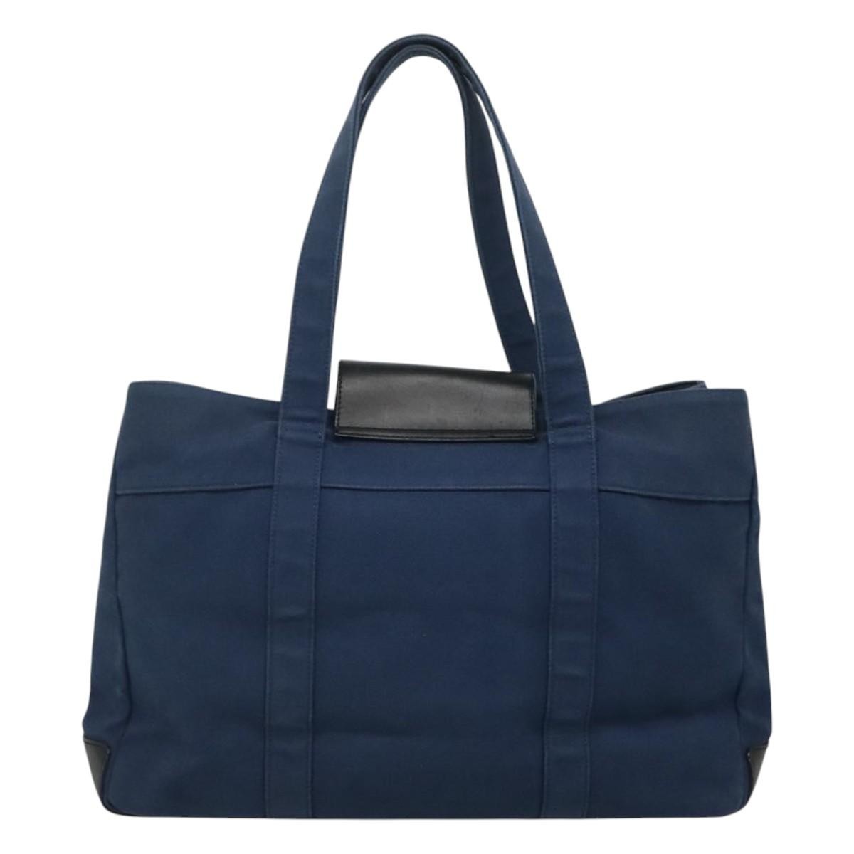 Burberry Blue Label Tote Bag Canvas, BLUE, CANVAS, Tote bag