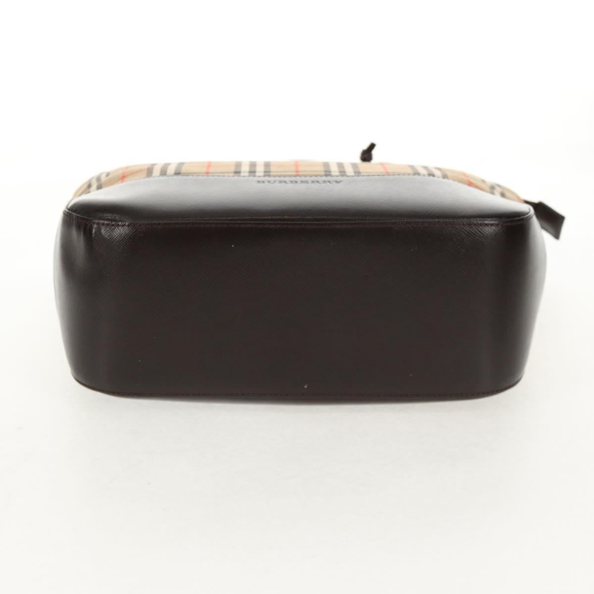 Burberry Nova Check Handbag Nova Check Canvas and leather, BEIGE, CANVAS, Handbag