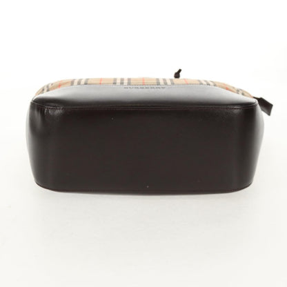 Burberry Nova Check Handbag Nova Check Canvas and leather, BEIGE, CANVAS, Handbag