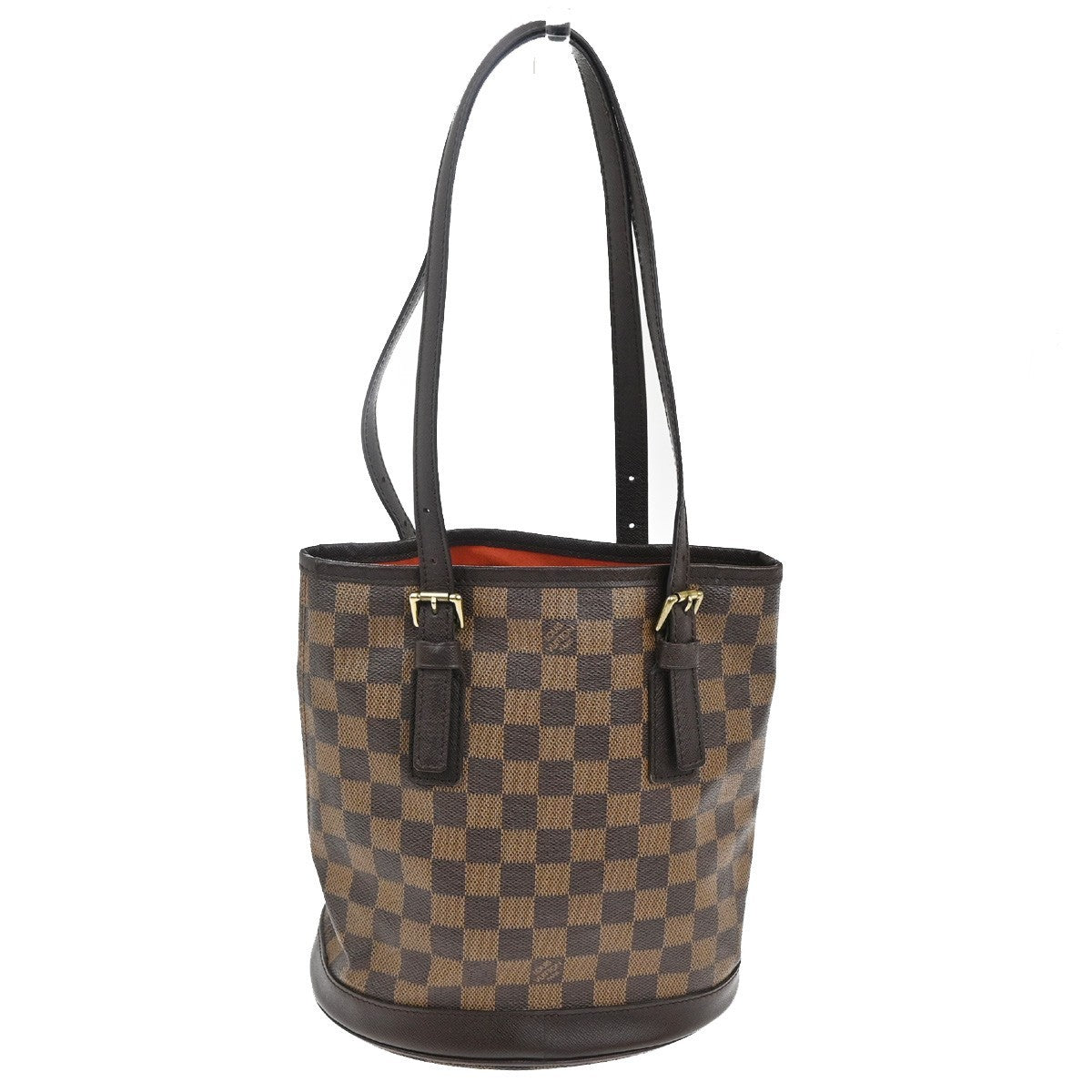 Louis Vuitton Marais Bucket Bag Damier, Brown, Leather, Shoulder Bag