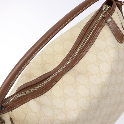 Gucci GG supreme handbag GG canvas, WHITE, PVC, Handbag