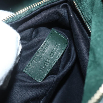 Saint Laurent Classic Duffle Bag Leather, GREEN, LEATHER, Travel bag