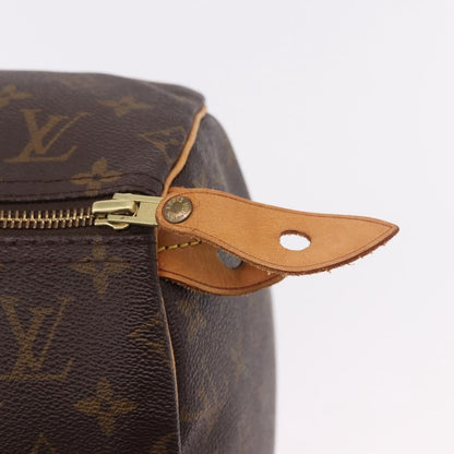 Louis Vuitton Speedy Handbag Monogram Canvas, Brown, Canvas, Handbag