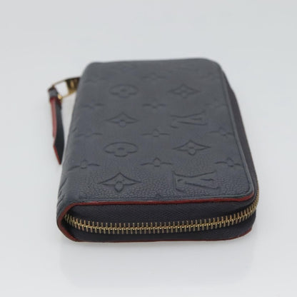 Louis Vuitton Portefeuille zippy Monogramme Empreinte Monogramme Empreinte, NAVY, LEATHER, Wallets