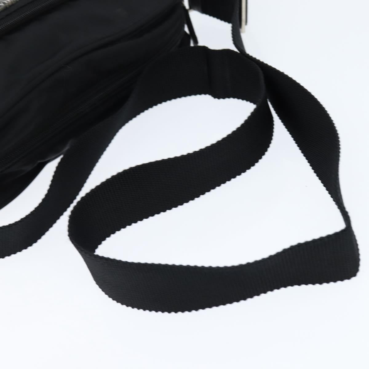 Prada Front Pocket Camera Bag Tessuto, BLACK, NYLON, Shoulder bag