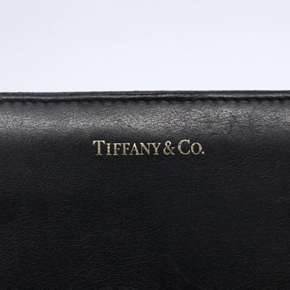 Tiffany & Co. Zip Around Wallet Leather, BLACK, LEATHER, Wallets
