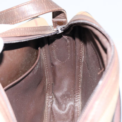 Burberry Nova check Shoulder bag Canvas, BEIGE, CANVAS, Shoulder bag