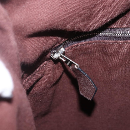 Hermes Troca Horizontal Tote Canvas, BROWN, CANVAS, Tote bag