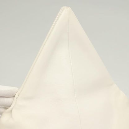 Bottega Veneta BV Trine Fold Clutch Leather, WHITE, LEATHER, Clutche & pouche