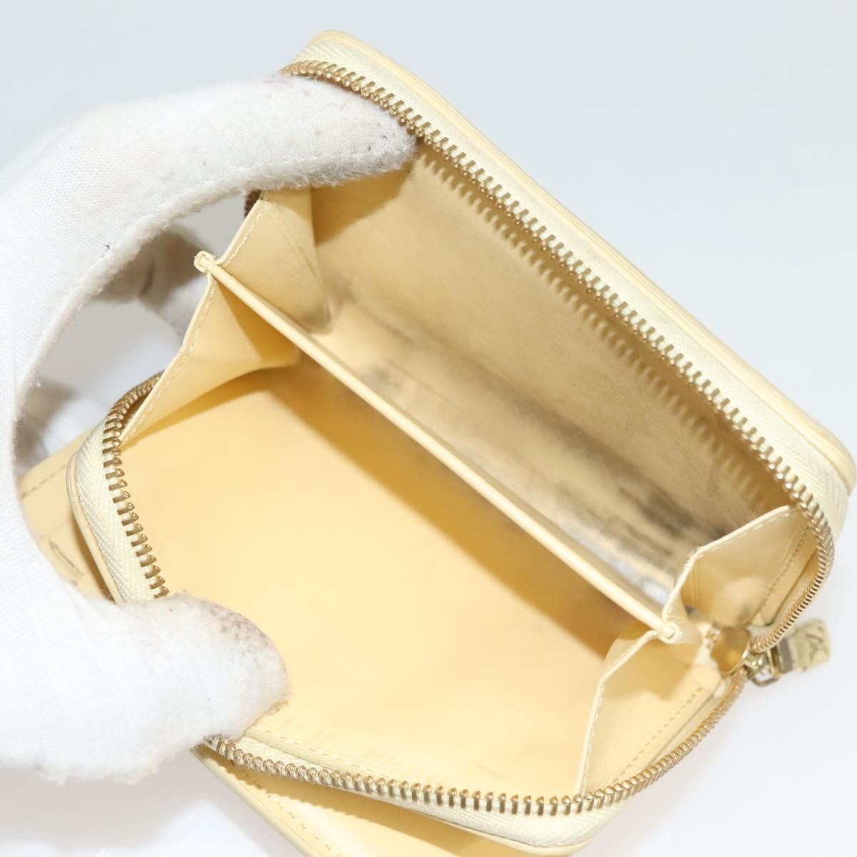 Louis Vuitton Lou Wallet Nanogram Leather, BEIGE, LEATHER, Wallets