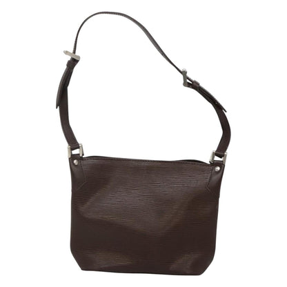 Louis Vuitton Mandara Handbag Epi Leather, BROWN, LEATHER, Shoulder bag