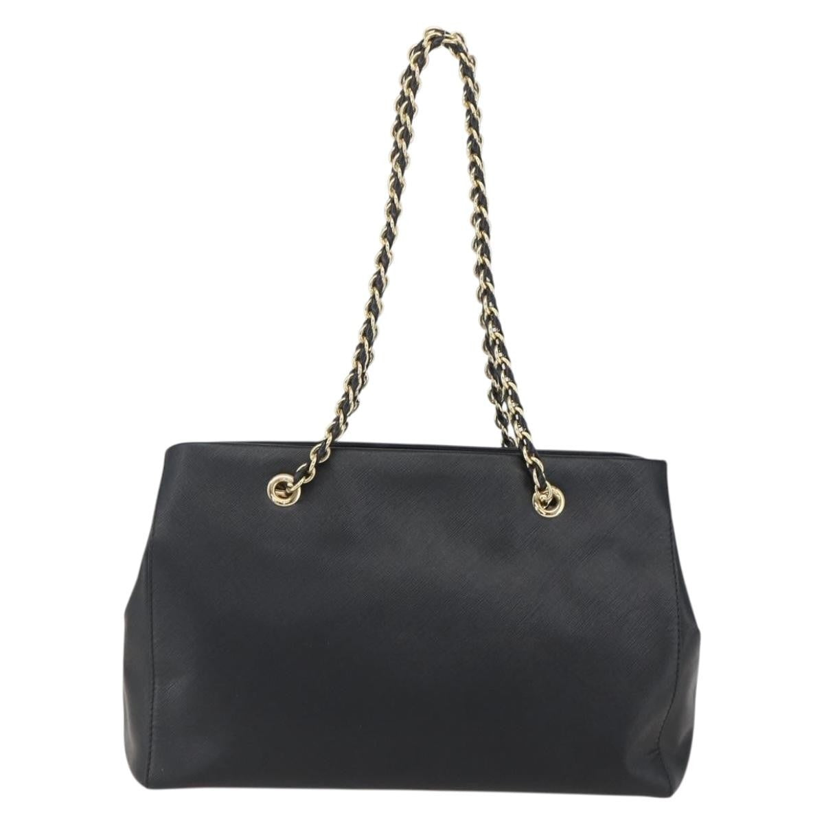 Salvatore Ferragamo Vala Chain Shoulder bag Leather, BLACK, LEATHER, Shoulder bag