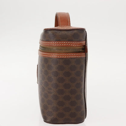 Celine Macadam Vanity Bag Canvas, BROWN, CANVAS, Handbag