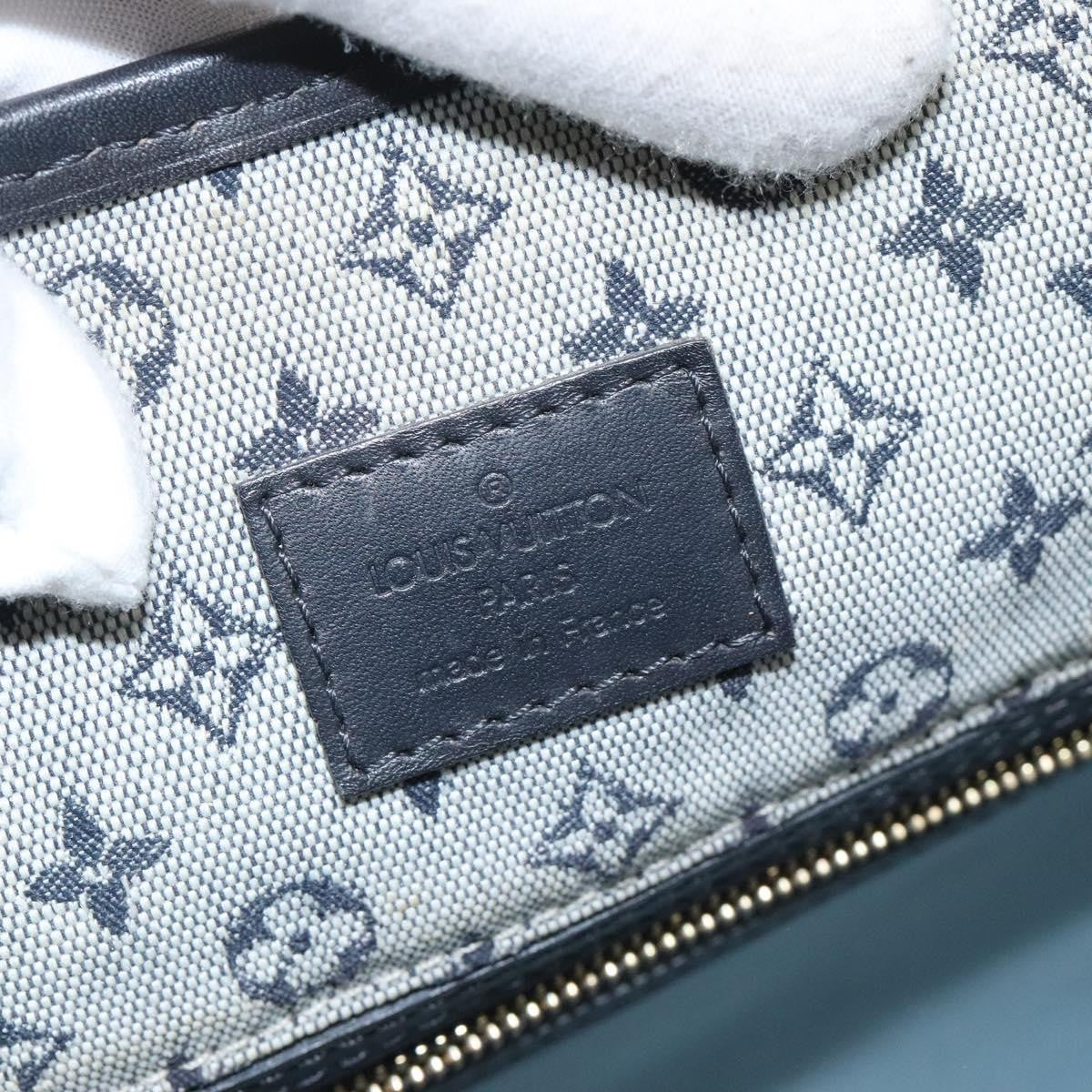 Louis Vuitton Mary Kate Messenger Bag Mini Lin, NAVY, CANVAS, Shoulder bag