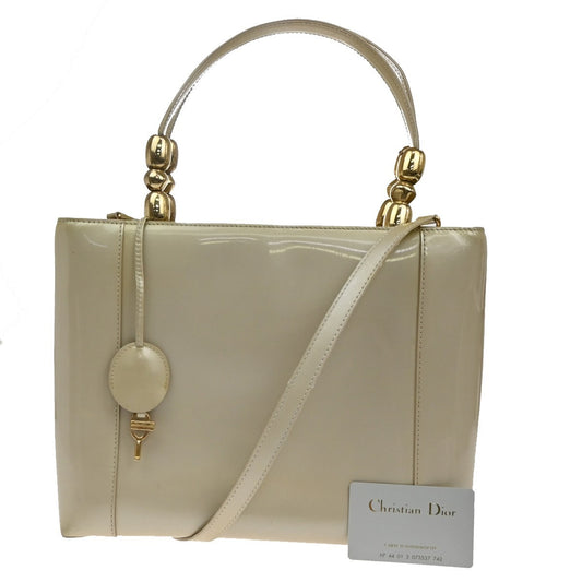 Christian Dior Malice handbag Patent leather, BEIGE, PATENT_LEATHER, Handbag