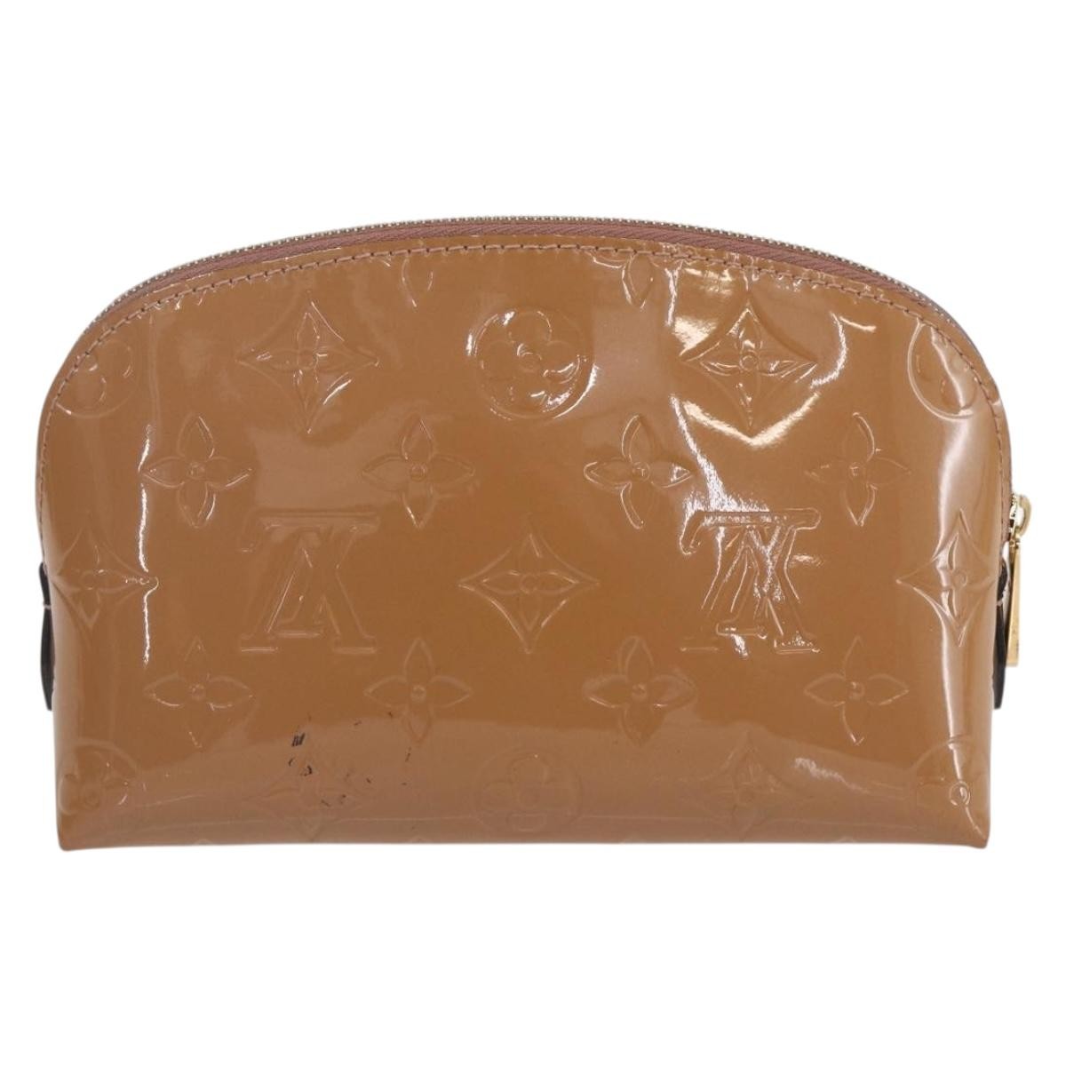 Louis Vuitton Cosmetic Pouch Monogram Vernis, BROWN, PATENT_LEATHER, Clutche & pouche