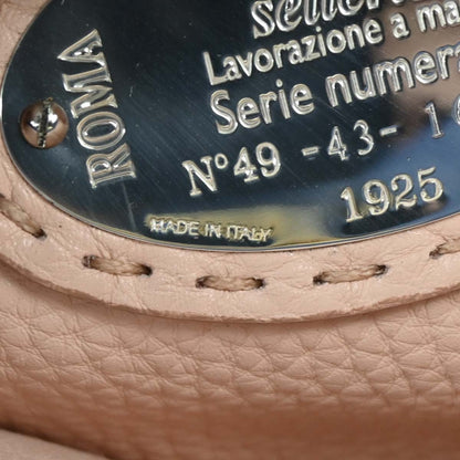 Fendi Selleria Peekaboo Bag Rigid Leather, BLUE, LEATHER, Handbag