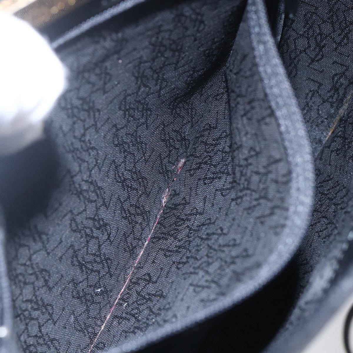 Saint Laurent Vintage Shoulder Bag Leather, BLACK, LEATHER, Shoulder bag