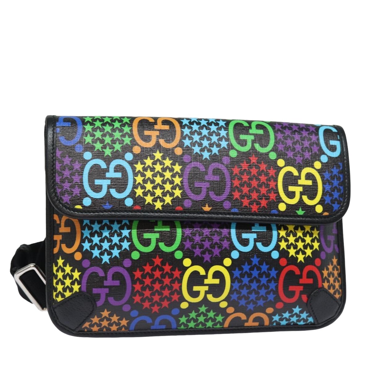 Gucci Sac bandoulière psychédélique Canvas Leather, MULTICOLOUR, PVC, Crossbody bag