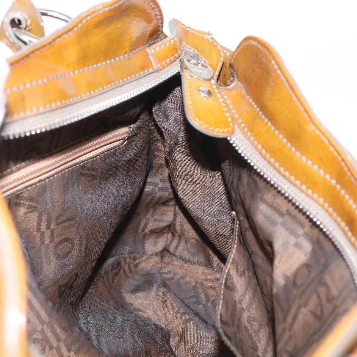 Salvatore Ferragamo Gancini handbag Suede, GREEN, SUEDE, Handbag