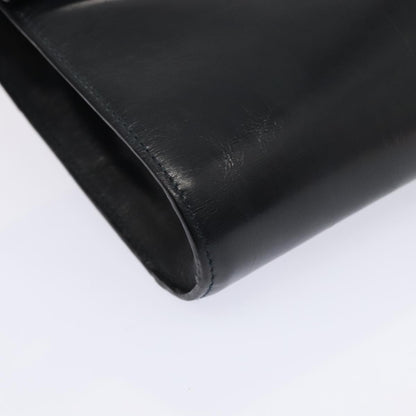 Celine Vintage Circle Logo Crossbody Bag Leather, NAVY, LEATHER, Crossbody bag