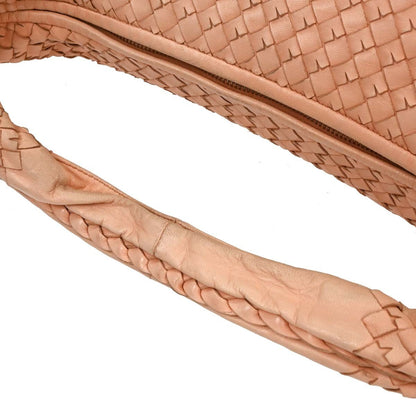 Bottega Veneta Veneta Hobo Intrecciato Nappa, PINK, LEATHER, Handbag