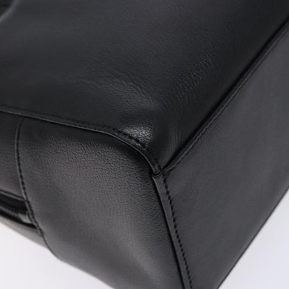 Burberry Vintage Handbag Leather, BLACK, LEATHER, Handbag