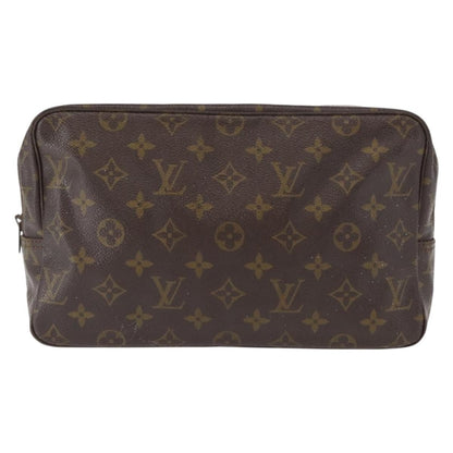 Louis Vuitton Trousse Toiletry Pouch Monogram Canvas, BROWN, CANVAS, Toiletry Case