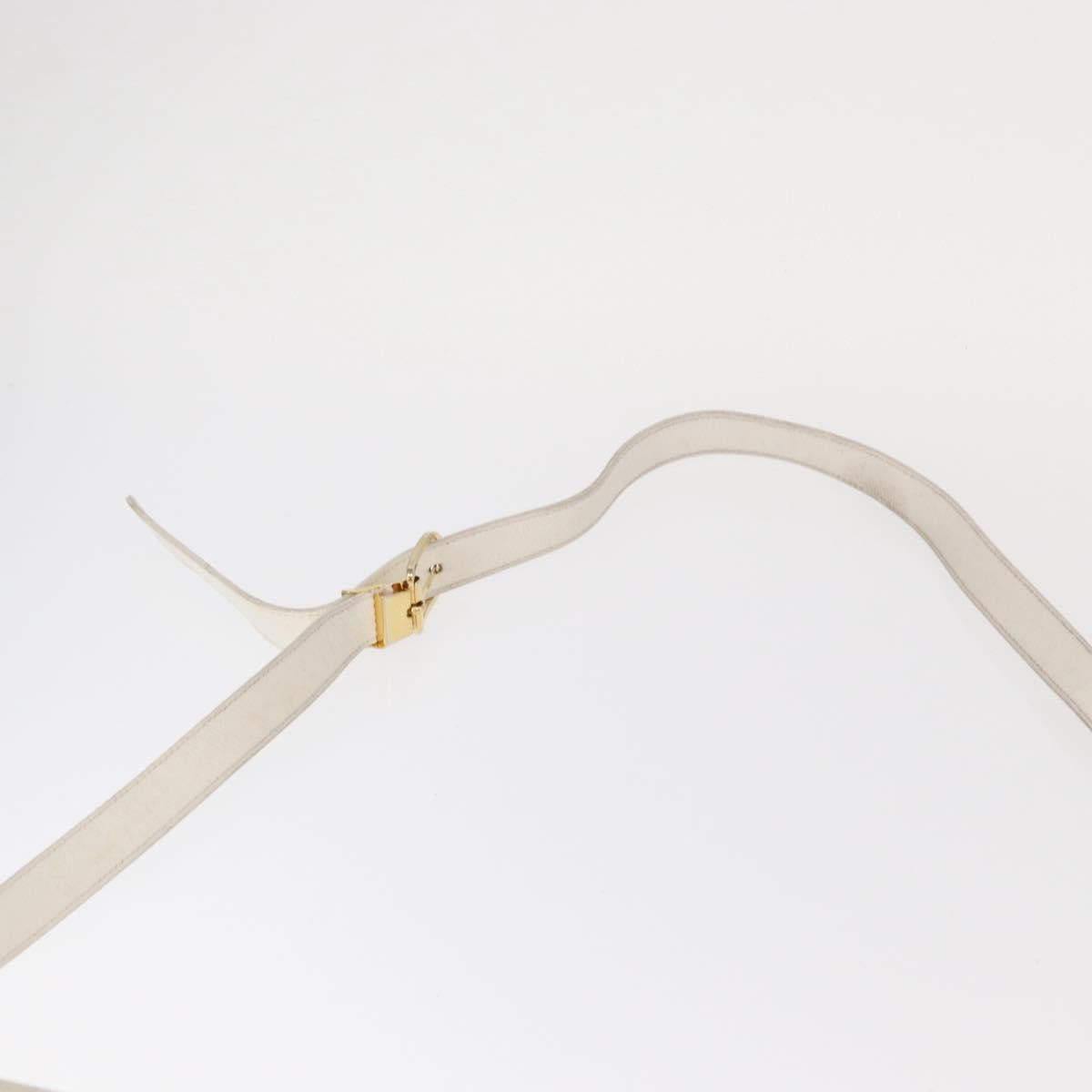 Christian Dior Vintage Honeycomb Flap Crossbody Bag Canvas and Leather, WHITE, CANVAS, Shoulder bag