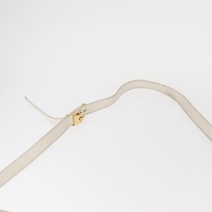 Christian Dior Vintage Honeycomb Flap Crossbody Bag Canvas and Leather, WHITE, CANVAS, Shoulder bag