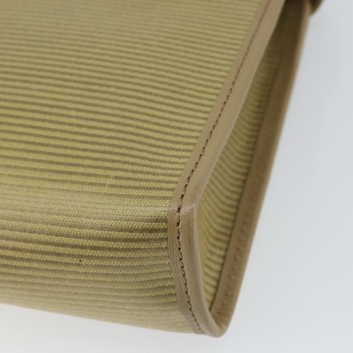 Saint Laurent Zip Pouch Leather, BEIGE, LEATHER, Clutche & pouche