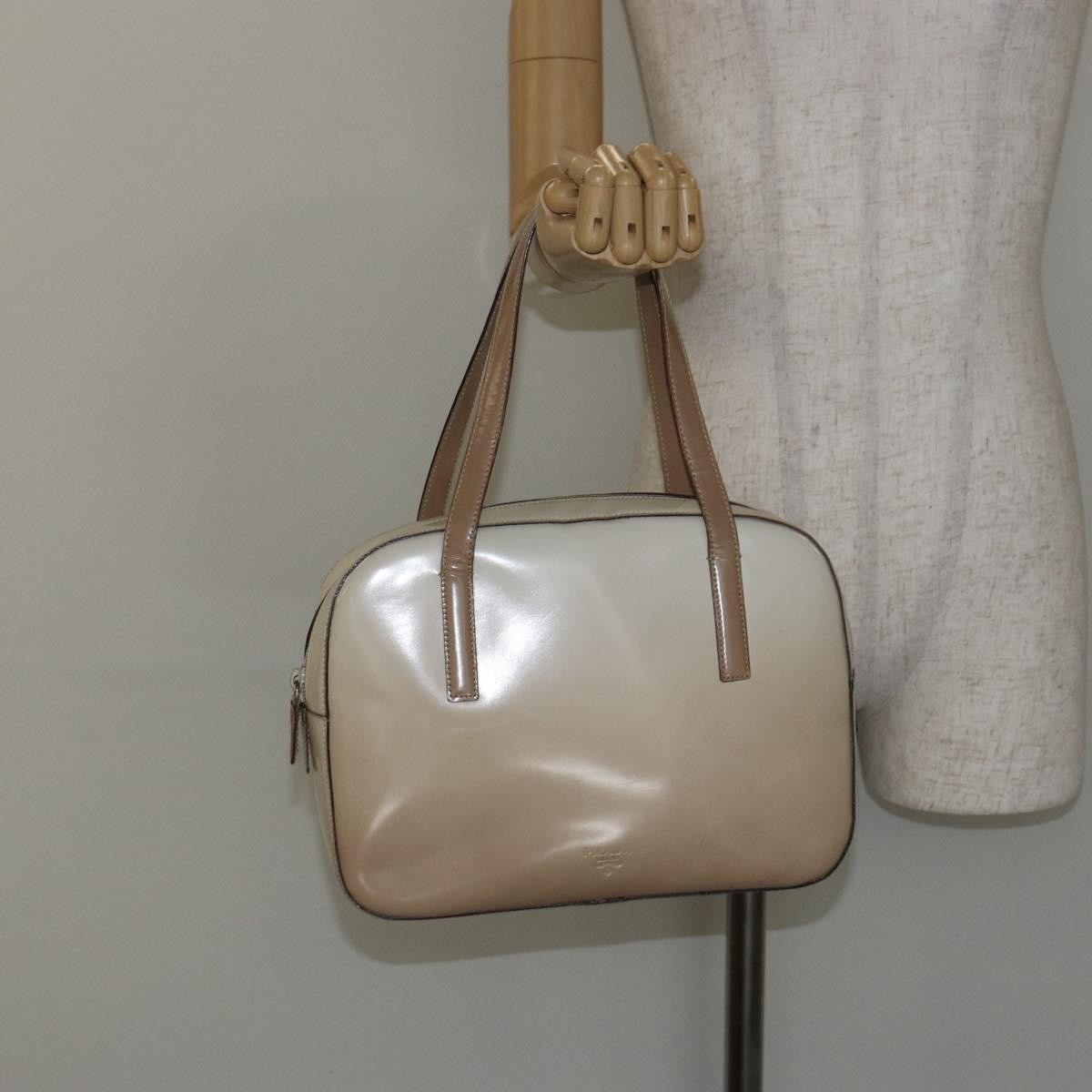 Prada Re-edition 1995 handbag Patent leather, BEIGE, PATENT_LEATHER, Handbag