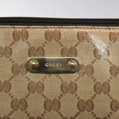 Gucci Flap Messenger Bag (Outlet) GG Coated Canvas, BEIGE, CANVAS, Shoulder bag