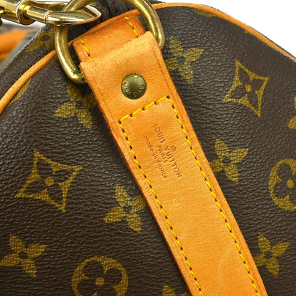 Louis Vuitton Keepall Bandouliere Bag Monogram Canvas, Brown, Canvas, Travel Bag
