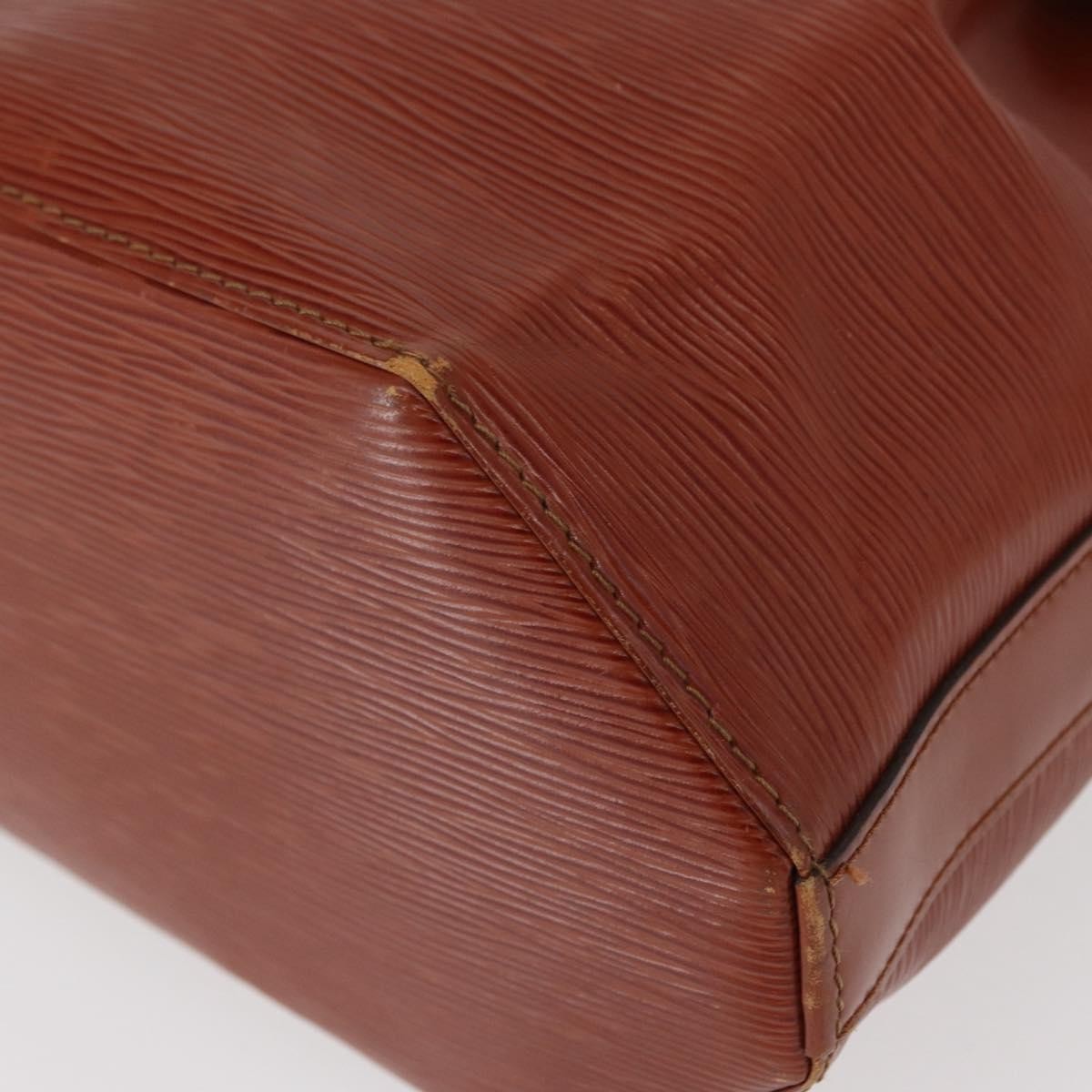 Louis Vuitton Vintage Sac d'Epaule Handbag Epi Leather, BROWN, LEATHER, Shoulder bag