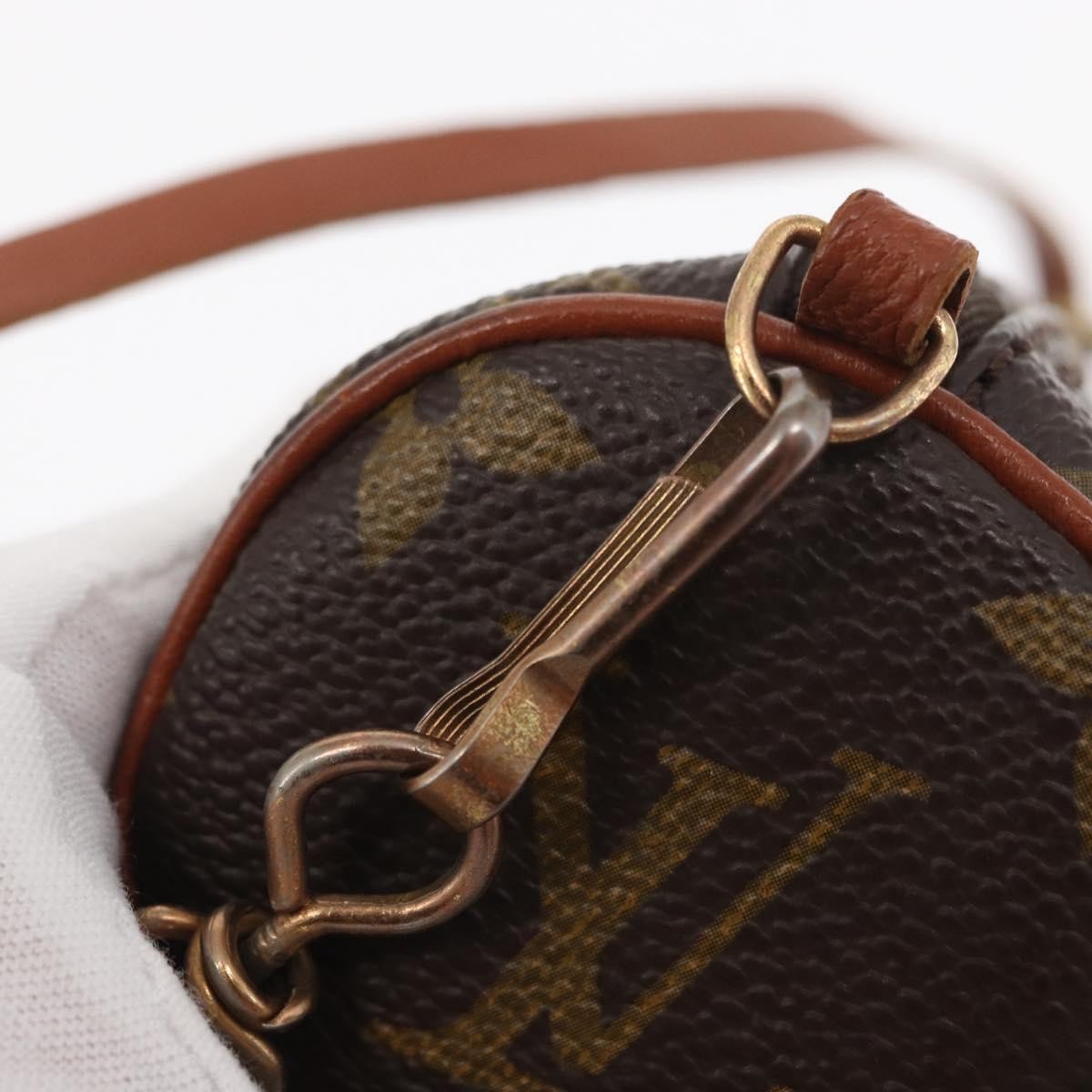 Louis Vuitton Papillon Pochette Monogram Canvas, BROWN, CANVAS, Clutche & pouche