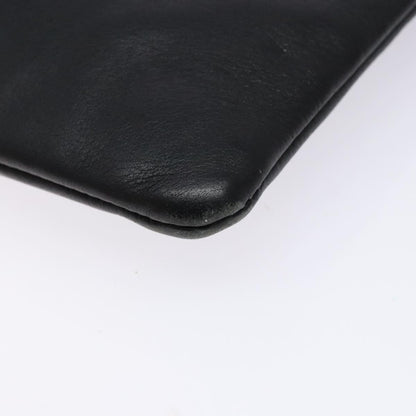Balenciaga Everyday Logo Pouch Printed Leather, BLACK, LEATHER, Clutche & pouche