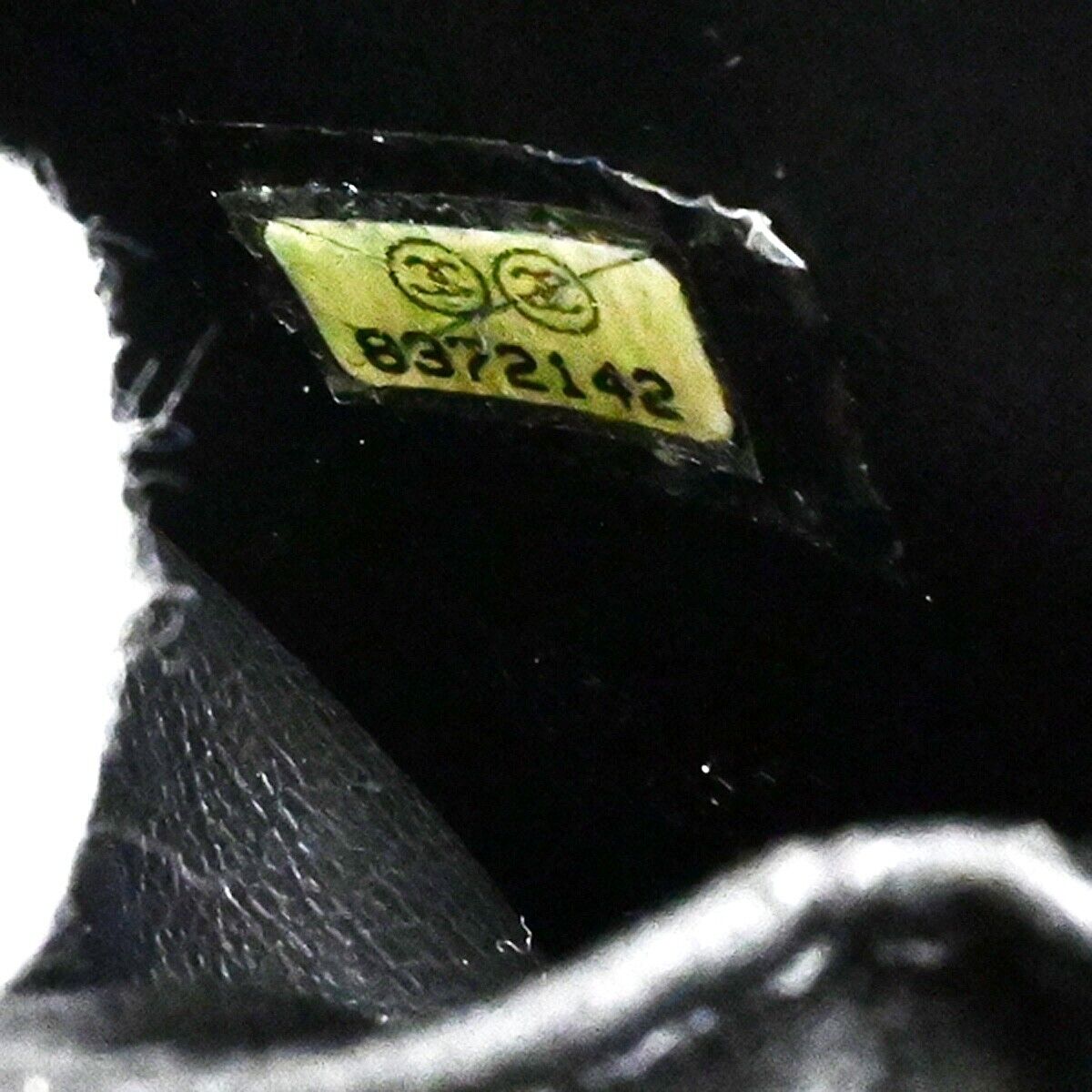 Chanel Vintage Timeless Cosmetic Case Caviar, BLACK, CALFSKIN, Handbag