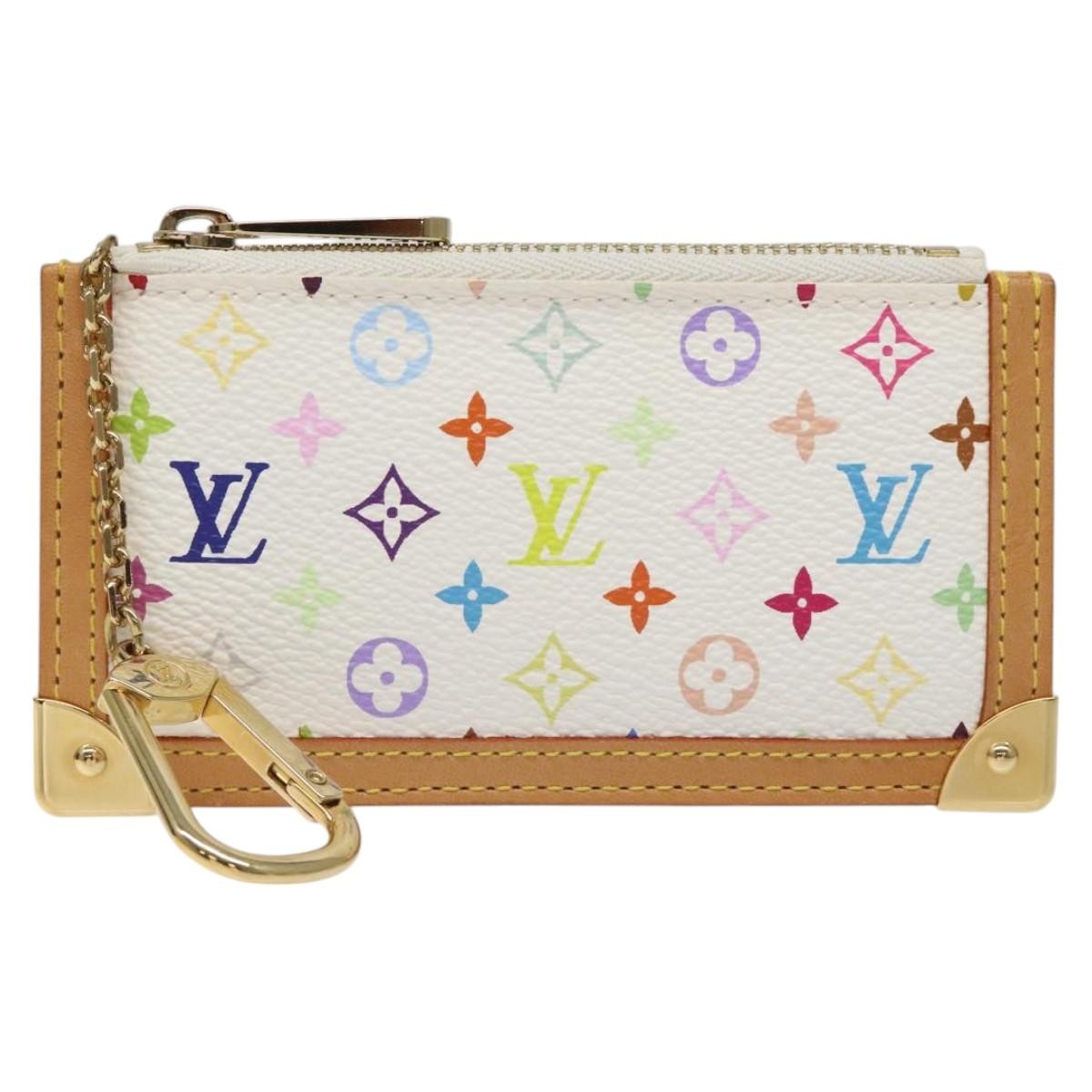 Louis Vuitton Pochette Clés Monogram Canvas, MULTICOLOUR, CANVAS, Wallets