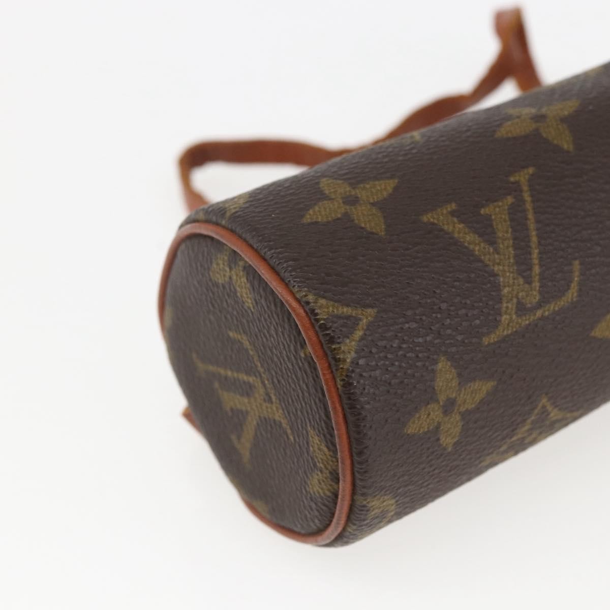 Louis Vuitton Papillon Pochette Monogram Canvas, BROWN, CANVAS, Clutche & pouche