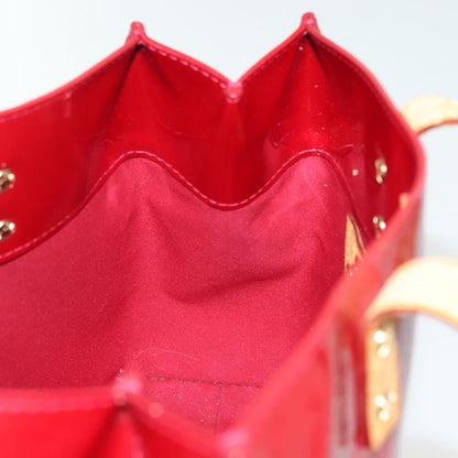 Louis Vuitton Reade Handbag Monogram Vernis, RED, PATENT_LEATHER, Handbag