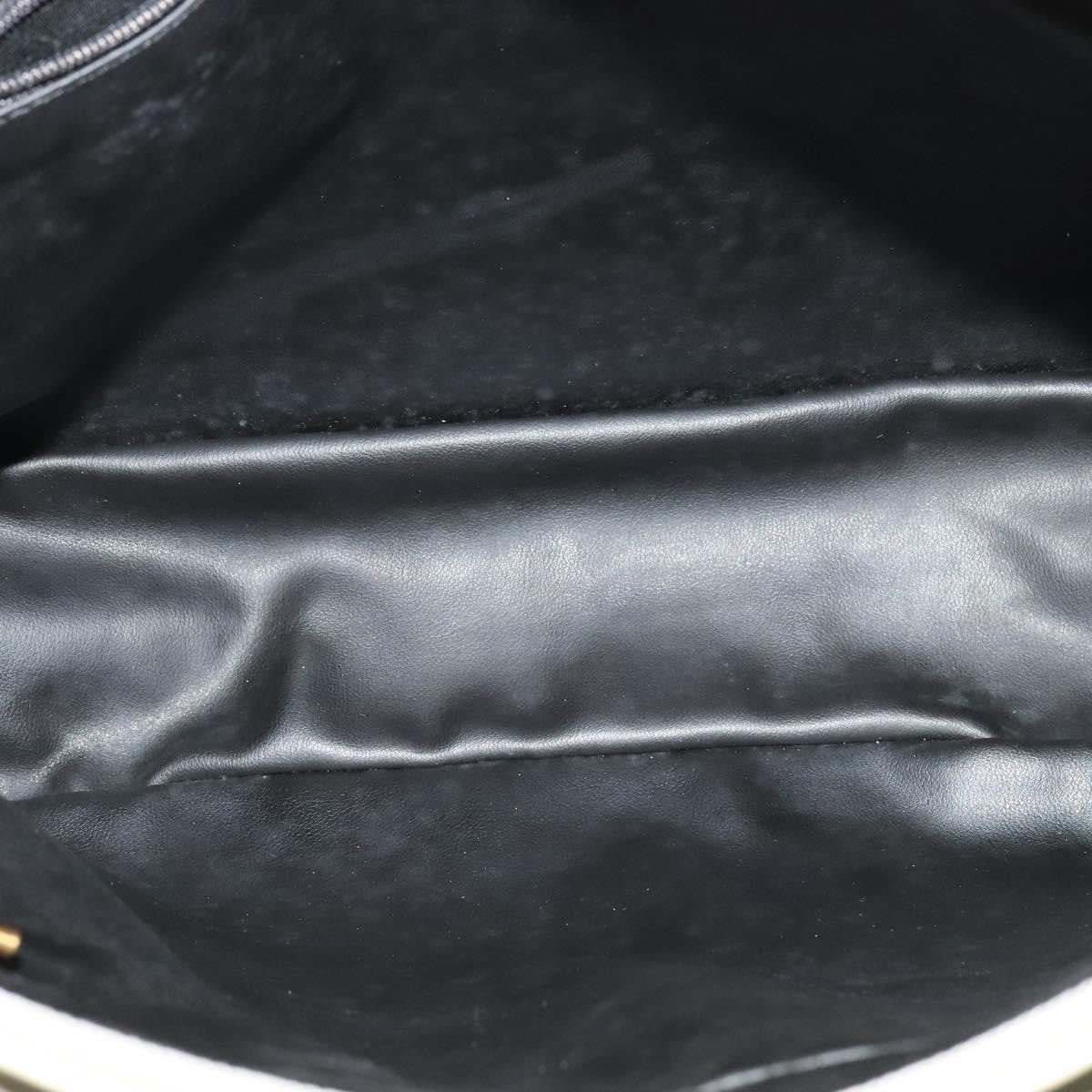 Bally Vintage Chain Shoulder Bag Quilted Leather, ECRU, LEATHER, Shoulder bag