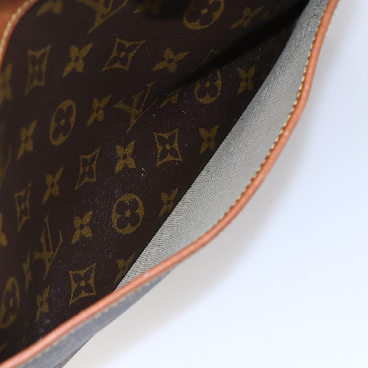 Louis Vuitton Deauville Handbag Monogram Canvas, BROWN, CANVAS, Handbag